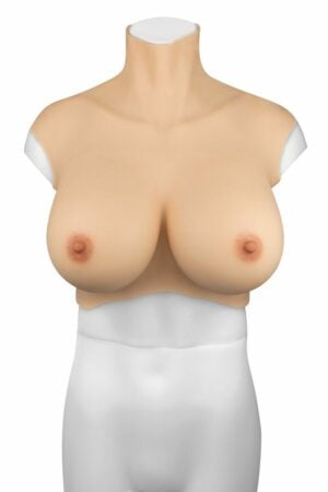 Gold Seal Naked Queen Crop Top - 2X Beige