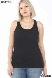 Skirts & Tops | racer back ribbed tank black fb