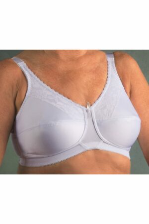 white bra for breast forms