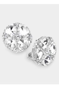 Statement clip-on earrings for men