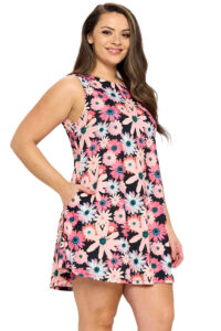 A-line floral dress for men