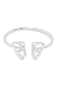 Transgender butterfly ring
