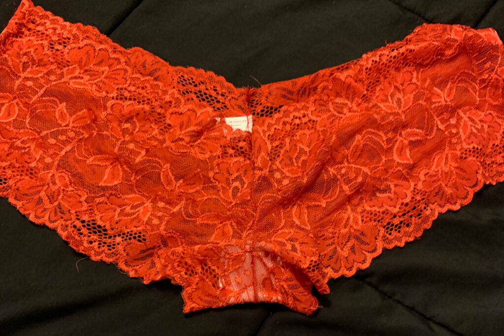 red lingerie for crossdressing review