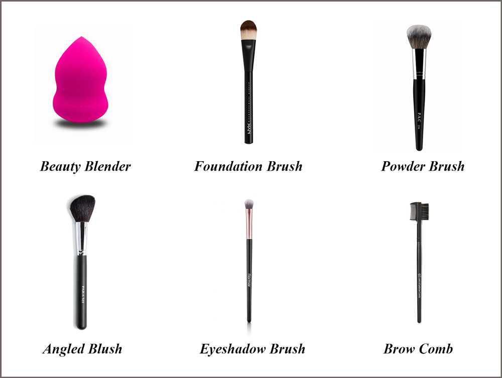Makeup brushes