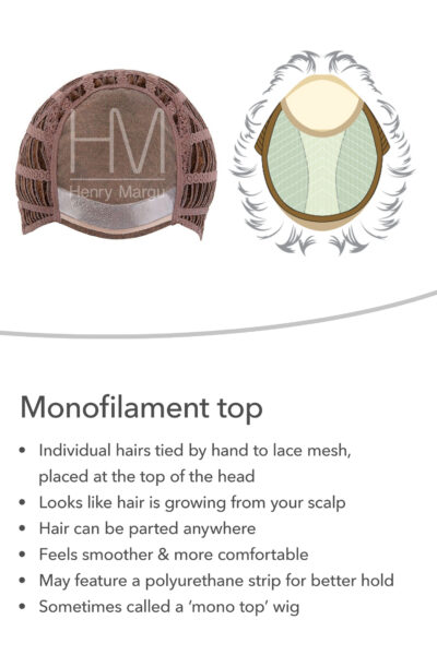 mono top wig construction