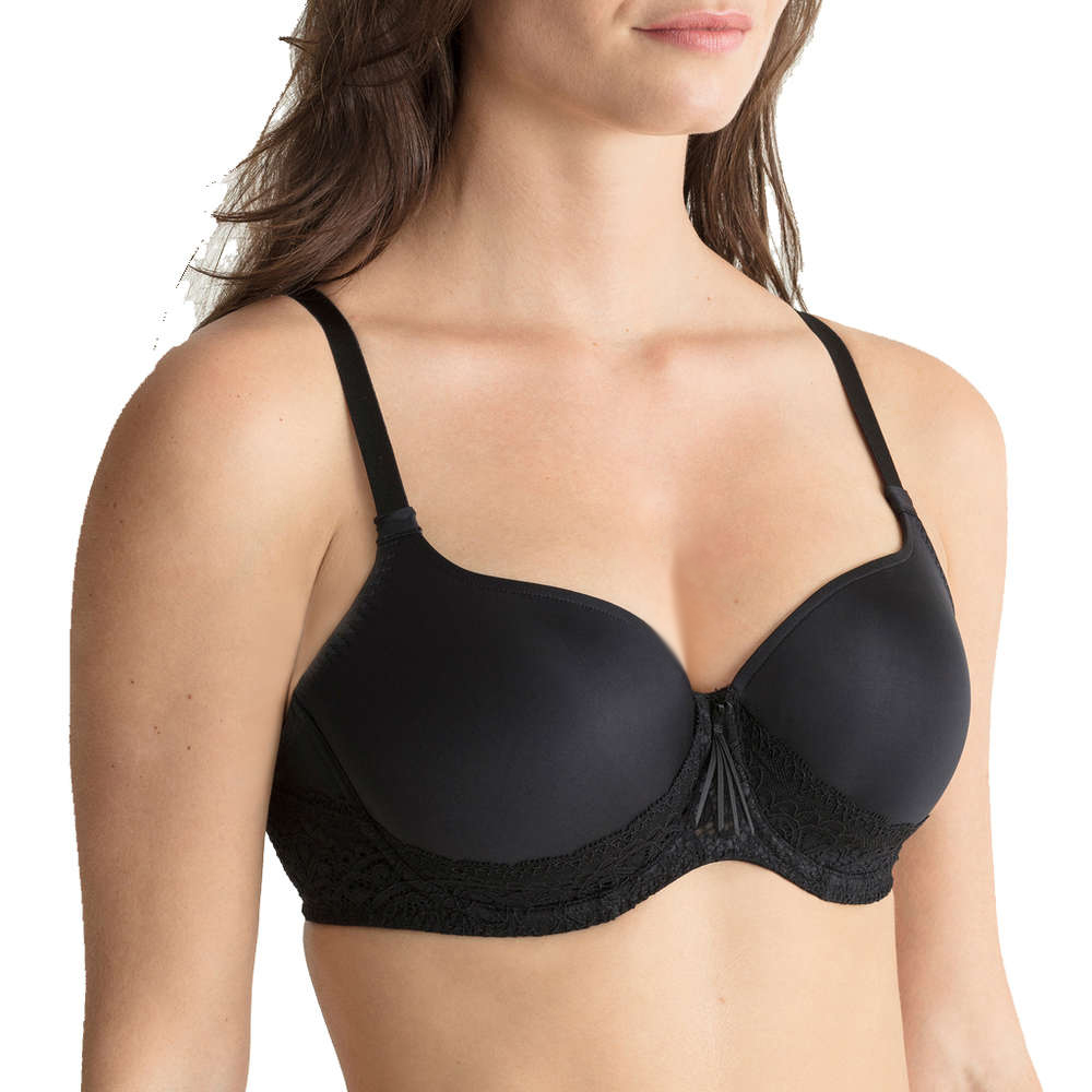 black padded bra