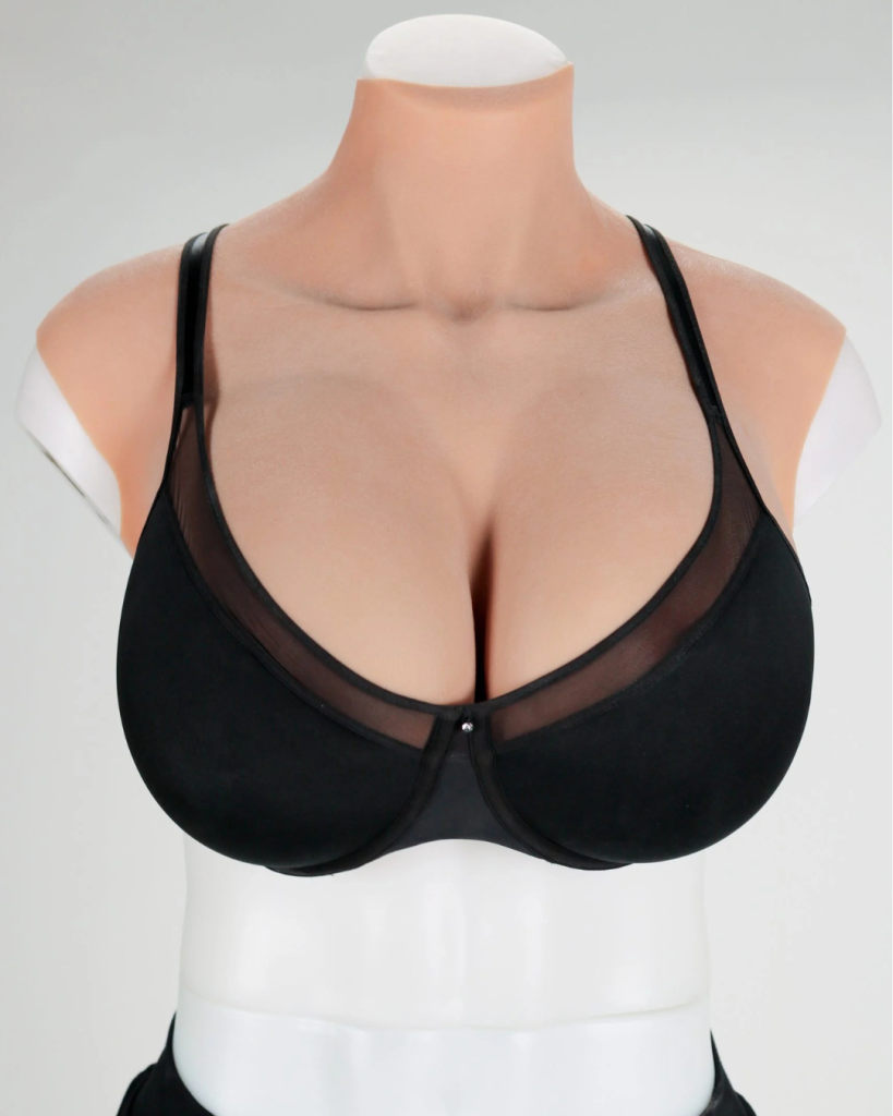 Gold Seal NAKED Queen of Hearts Silicone Breastplate