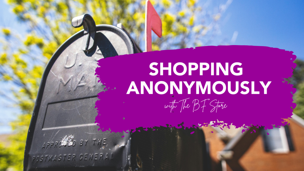 Shop Anonymously