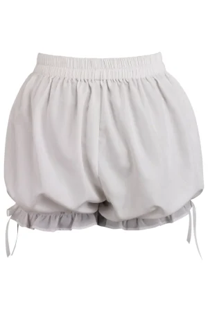White Cotton Bloomers